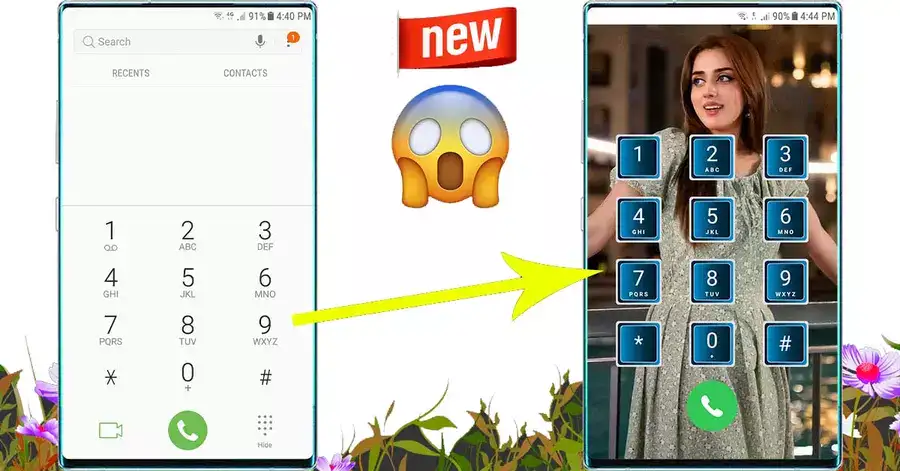 How To Set Background Photo In Phone Dialer Free