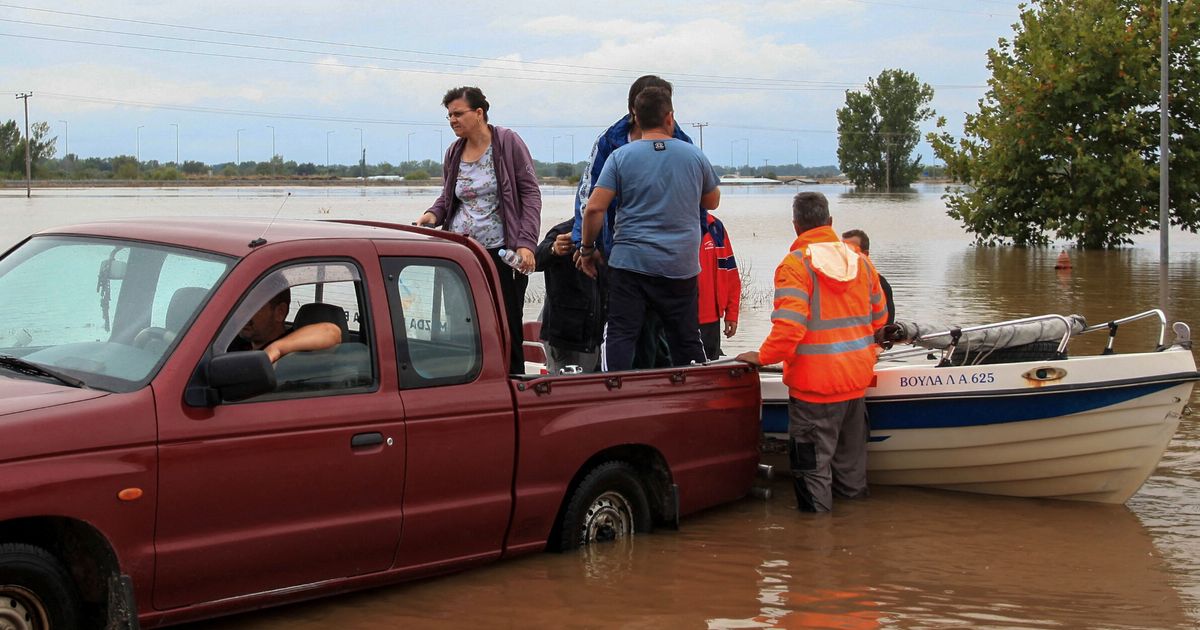 Severe flooding in Greece leaves at least 4 dead and 6 missing