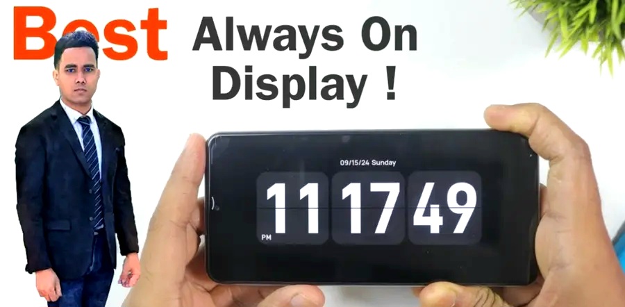 Awesome Always On Display Clocks For Your Android Free