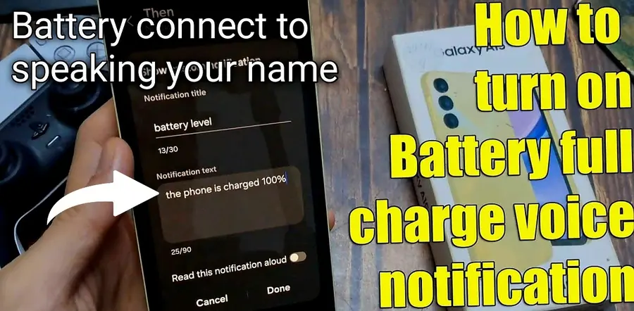 Battery Connect To Speaking Your Name
