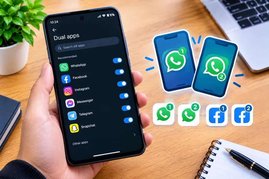 Dual app feature on Android