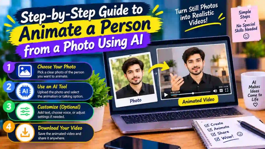 How to Animate a Person from a Photo Using AI